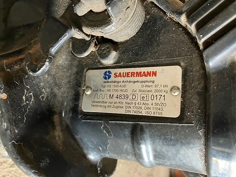 SAUERMANN ANHÄNGEKUPPLUNG 388MM