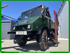 Mercedes-Benz Uninmog 2010 Cabrio , Agrar , mit Mähwerk, Restauriert aus Baujahr 1953