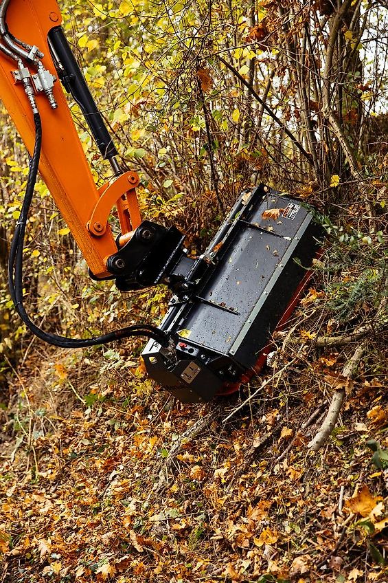 TIFERMEC TIROK 100 LD Hydr. Mulchkopf /Mulcher /Gestrüppmulchkopf für Minibagger /Radlader