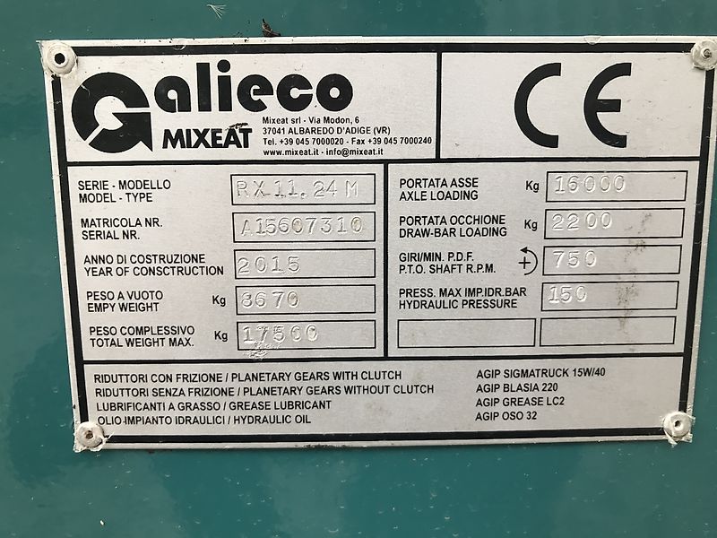 Marmix Alieco RX 11.24M