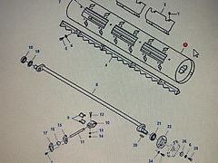 Fendt LA32284250/Fendt bęben kolektora/Fendt 6335C (Części zamienne)