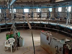 DeLaval 26 stands carrousel en 6 voederautomaten