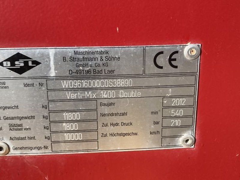 Strautmann VERTIMIX 1400 DOUBLE