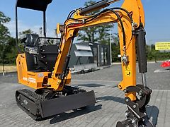 Rhino XN10 Knickarm Minibagger inkl. Schaufelpaket + SW