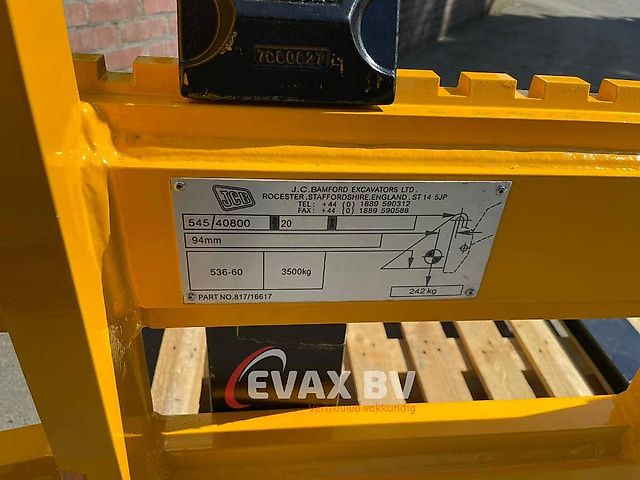JCB Q-fit Pallet vorkenbord