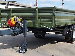 Kobzarenko Kipper Dreiseiten Einachs TSP-6t *NEU* 4.400 kg Nutzlast, 4.060 x 2.110 x 500 mm (ohne Aufsatzbordwände)