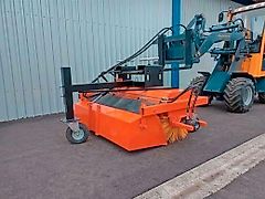 NEU - Kehrmaschine Palettengabelaufnahme 150cm - unteranderem für Eurotrac Hoflader Radlader Traktoren Stalllader Kipplader Knicklader - Reinigung Säuberung Kehrbesen Straßenreinigung Bau Hof