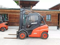 Linde h40d mit vollkabine + rußfilter + seitenschieber