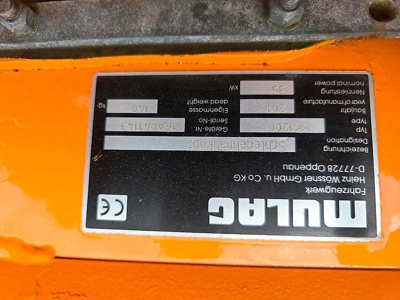 mulag Mulchkopf MK 1200 Mähkorb für Mähausleger MKM FME DUA UNA Böschungsmäher Böschungsmulcher Unimog