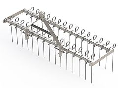 VEMAC Striegel 240cm Wiesenstriegel Rasenstriegel Reitbahnplaner