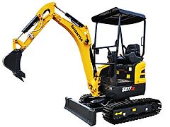 Shantui SE17SR Minibagger (1,8 t) Zero-Tail, Kubota, top für enge Baustellen