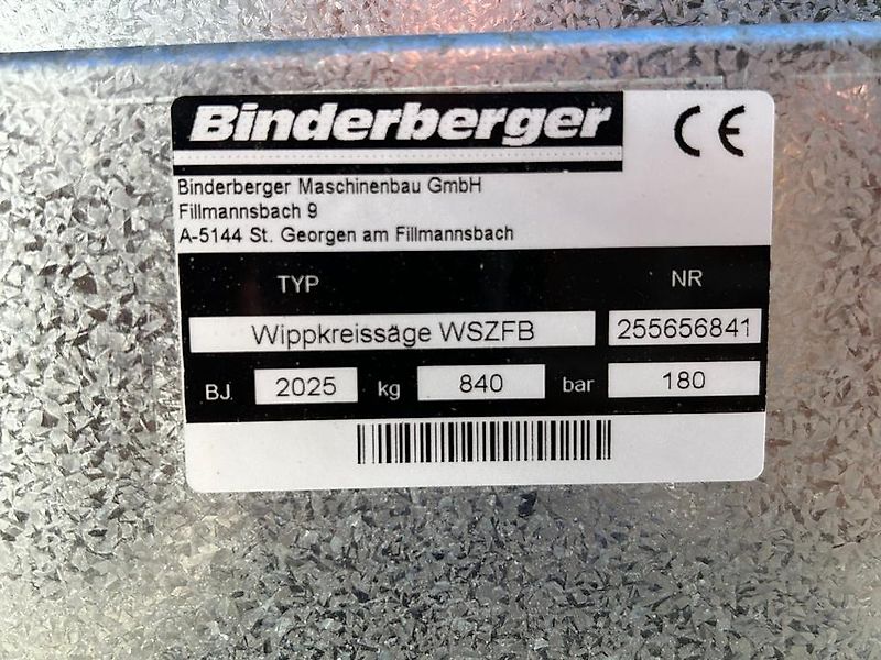 Binderberger WS 700 FB Z eco Kreissäge Wippkreissäge Förderband