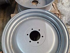 Zuid-West 10-24 Wiel vast 120-165-6 17con ET-80 zilver nieuw / demo