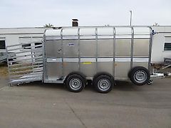 Ifor Williams TA 510 Doppeldeck + Frontlüftung für Schafe Ziegen... 366x178x183cm 3,5 t