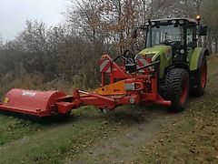 Dücker SMK 15 rechts - Front-Seiten-Mulcher + hydraulische Seitenverschiebung + verstärkte Ausführung