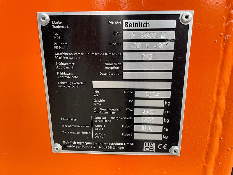 Beinlich Primus 3000 II 120x490