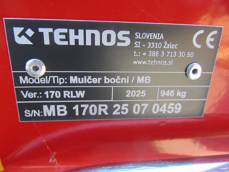Tehnos Seitenmulcher Mulcher MB 170 RLW