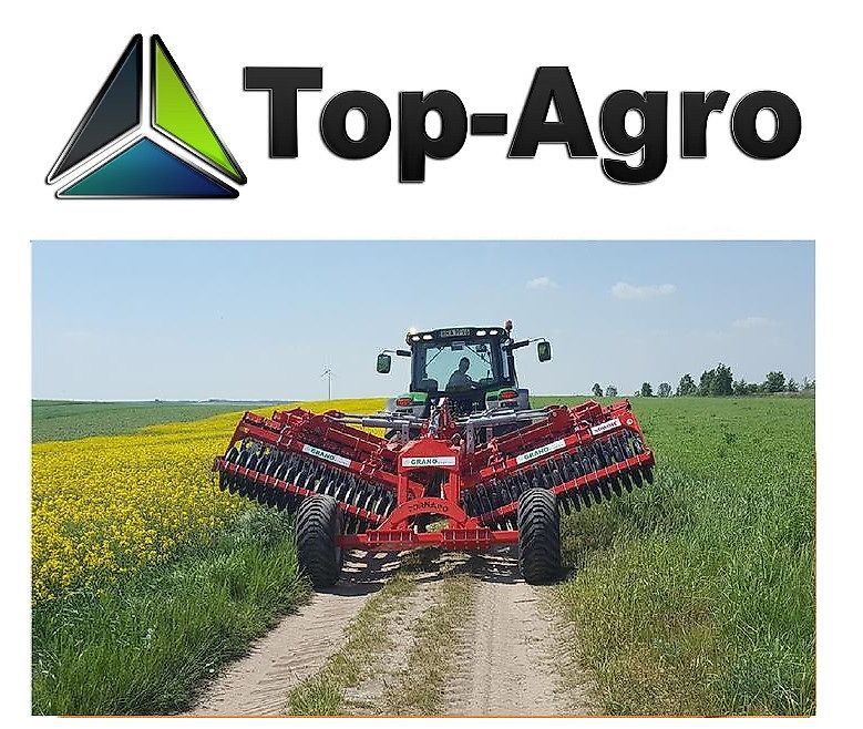 GRANO SYSTEM TOP-AGRO Scheibenegge 5M Transportbreite nur 2,42M! KSE-T5056H