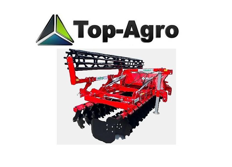 GRANO SYSTEM TOP-AGRO Scheibenegge 5M Transportbreite nur 2,42M! KSE-T5056H