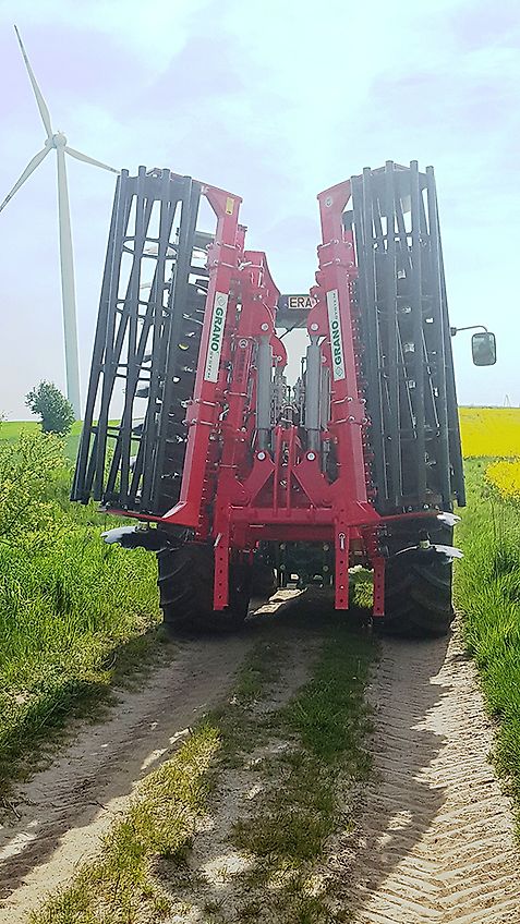 GRANO SYSTEM TOP-AGRO Scheibenegge 6M Transportbreite nur 2,42M! KSE-T6056H