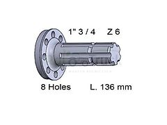 Case Zapfwelle CASE L136 Z6 133100270092 PE