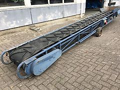 Transportband 6.00x0.50m. trogband met V-profiel 15mm.