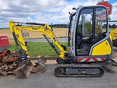 Wacker ET 18 Minibagger Powertilt Kabine Yanmar 750h Brutto Bj.22