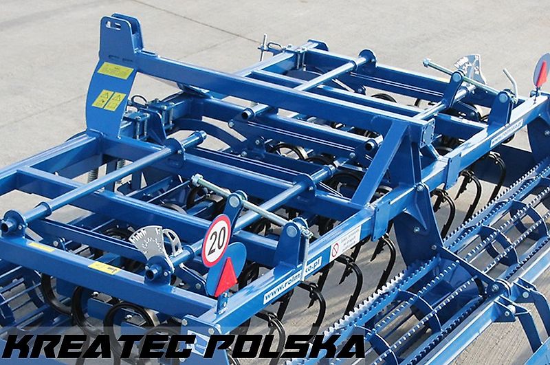 Rolmako Saatbettkombination kompakt U 684 mit Zinken SX, gehängte Version, Breiten von 2,5 m bis 4,5 m