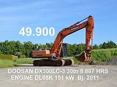 Doosan DX300LC-3 30tn 8.887 Betr./Std. GERMAN MASHINE