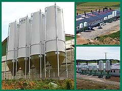 AGRITECH GFK Silo 6, 8, 10, 12, 15, 20, 25 m³ | Außensilo | Futtersilo | von Weihmüller