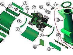John Deere RURA TRANSPORTOWA JOHN DEERE 7200-7500 AZ104287