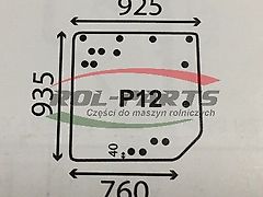 Claas Heckscheibe Renault 7700050257