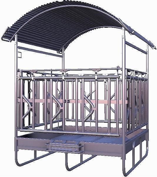 MC-AGRI Futterraufe für Rinder verzinkt mit 12 Stellen M3/12