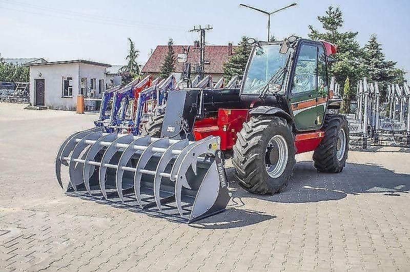 Sonarol Krokodil-Schaufel Greifer m. gebr. Zinken 2,2 m Teleskoplader