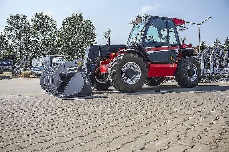 Sonarol Krokodil-Schaufel Greifer m. gebr. Zinken 2,2 m Teleskoplader