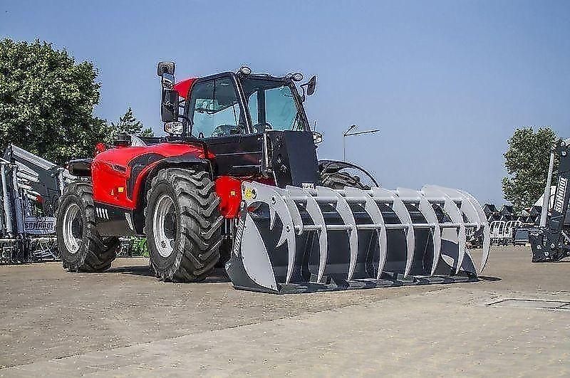 Sonarol Krokodil-Schaufel Greifer m. gebr. Zinken 2,2 m Teleskoplader