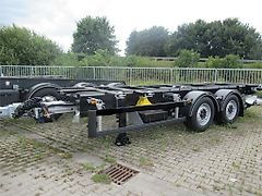 Krone ZZ Tandem- BDF- Wechselanhänger mit Ladebordwand