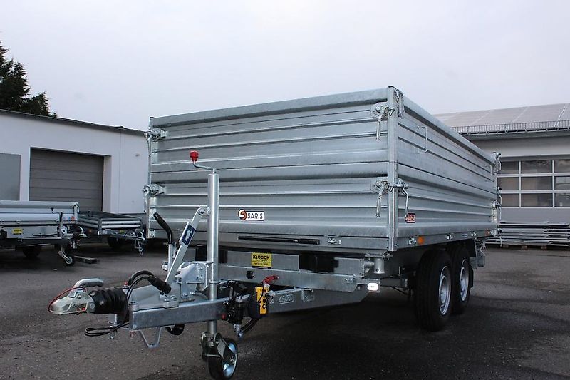 Saris 3 Seiten Kipper Stahl 3500kg 3,60m mit Aufsatzwänden (40cm)