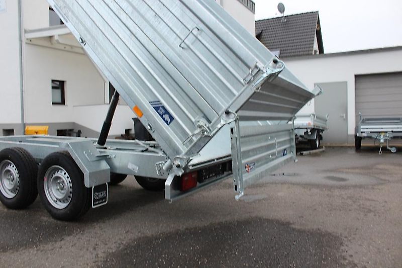 Saris 3 Seiten Kipper Stahl 3500kg 3,60m mit Aufsatzwänden (40cm)