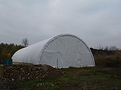 Zelthalle Leichtbauhalle Halle Landwirtschaft Rundbogenhalle NEU
