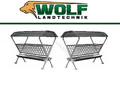 Wolf-Landtechnik GmbH Weideraufe für Schafe mit Dach - verzinkt -