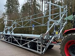 CynkoMet Ballenwagen 24 Tonnen mit verlängerter hydraulischer Ladungssicherung, Strohwagen, Heu,