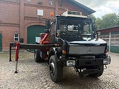 Unimog U2400 TG 437.182 Kran Palfinger PK17000 21 Meter Funk