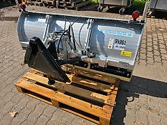 NEUWARE KIF Schneepflug CM 1600 Schneeschieber Schneeschild Winterdienst Räumschild passend für Multicar Kramer Iseki Kubota Kleintraktor