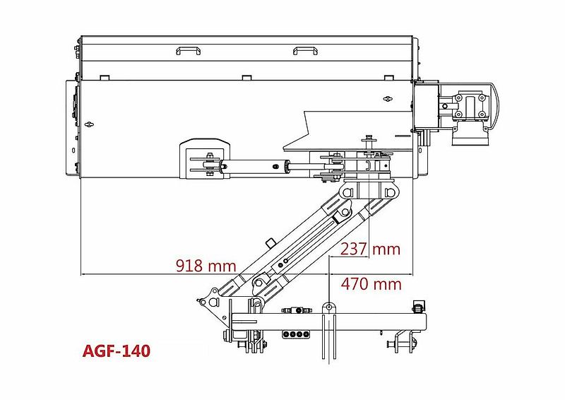 Böschungsmulcher Jansen AGF-140 cm, Böschungsmäher