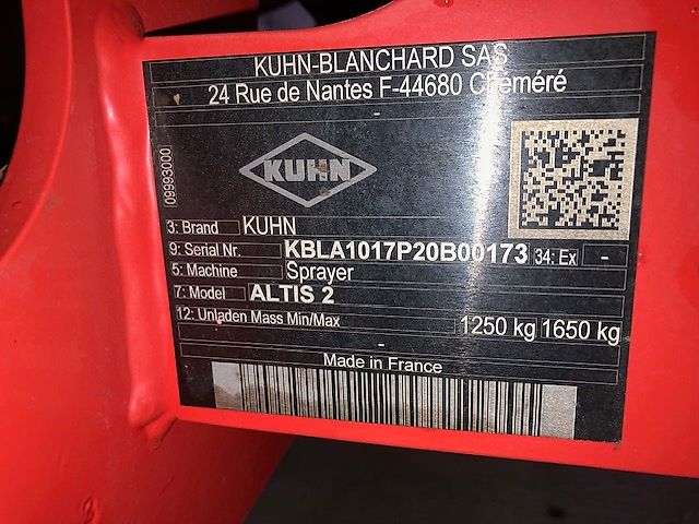 Kuhn Altis 2 1800