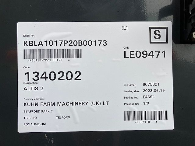 Kuhn Altis 2 1800