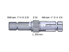 John Deere Zapfwelle JOHN DEERE L-233 Z21/Z33/Z6 L173283/2