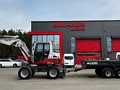 Takeuchi TB 295 W / Kärry, Pyörittäjä, 5kpl työlaitetta!