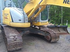 New Holland E 235 B LC / Engcon, 2 kauhaa, Rasvari, 3D